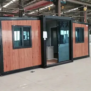 Prefab Mobile Portable Expandable Prefab Container Homes Luxury Foldable Tiny Prefabricated House 20Ft With 2 Bedroom