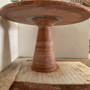 <span class=keywords><strong>Tavolo</strong></span> <span class=keywords><strong>da</strong></span> Pranzo in Travertino <span class=keywords><strong>Rosso</strong></span> Naturale, Design Moderno Personalizzato, <span class=keywords><strong>Tavolo</strong></span> in Marmo Vintage per <span class=keywords><strong>Cucina</strong></span> - Product Image 5