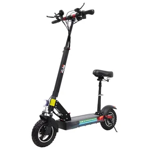 EU UK Stock 45 km/h E-scooter 10 polegadas grande roda 48v 800w E Escooter Adulto Scooter elétrico com assento