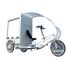 Электрический Грузовой Велосипед, способный преодолевать Броды для доставки хорошие продажи в Китае доставки велосипед 3-х колесный Электрический грузовой трицикл для тяжелых условий эксплуатации