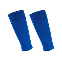 Chaussettes de football pour hommes longues genouillères de sport anti-friction