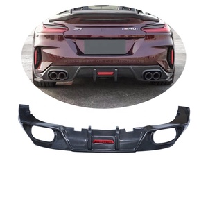 Difusor trasero de fibra de carbono estilo AC con LED para <span class=keywords><strong>Z4</strong></span> G29 labio divisor trasero ajuste perfecto <span class=keywords><strong>2019</strong></span> + sin punta de escape - Product Image 1