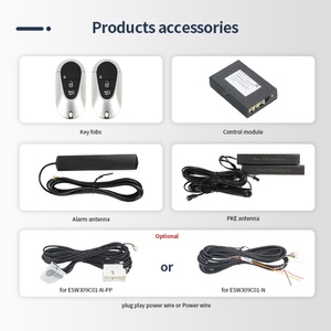 EASYGUARD Smart Key PKE Kit Fit for Benz with Factory OEM <b>Push</b> Start Button Without comfort Access Keyless Entry - Product Image 2