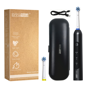 Appareils d'hygiène bucco-<span class=keywords><strong>dentaire</strong></span> <span class=keywords><strong>Brosse</strong></span> à dents électrique rotative <span class=keywords><strong>pour</strong></span> adultes Rechargeable Nettoyage des dents IPX7 Étanche 3 modes Affichage LED Meilleur - Product Image 1