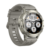 2024 Unisex Sport Smartwatch 1,39 Zoll Großes Display Schlaf-Fitness-Tracker Outdoor-Taschenlampe IP68 Wasserdicht Silikon-Legierung Kalender