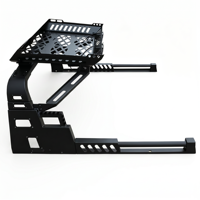 Barra Antivuelco OEM de Acero al Carbono de Alta Resistencia para Camioneta con Canasta de Techo, Portaequipajes y Soporte para Luz LED para Nissan Navara NP300