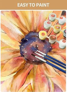 SONGWOO ART - Kits de Pintura por Números Personalizados para Decoración del Hogar, Diseño de Pueblo <span class=keywords><strong>Mexicano</strong></span>, Regalo DIY - Product Image 4