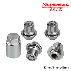 น็อตล้อ M12x1.5 M14x1.5 ชุดล็อคล้อกันขโมย สำหรับ Toyota Lexus RX300 สีเงิน เหล็ก 00276-00901 - Product Image 5