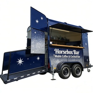 Chariot de vente mobile personnalisé, remorque fumoir BBQ, remorque mobile pour boissons, grill BBQ pour concession de restauration de rue - Product Image 4