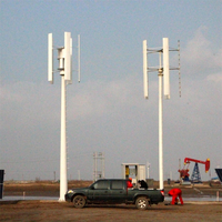 2kw 3kw 5kw 10kw 20kw 30kw 50kw 220V 380V système d'énergie renouvelable sur réseau/hors réseau générateur de turbine d'énergie éolienne à axe vertical