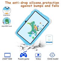 Harga Grosir Tablet Anak Lucu 7 Inch 6+128GB Anti Benturan Android 14 Tablet Edukasi Pintar untuk Hadiah