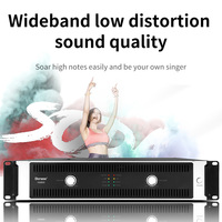 Amplificateur de puissance en métal de classe H à deux canaux HA1000 1000W avec une impédance de 4/8 ohms pour les systèmes audio professionnels, les églises et les systèmes sonores KTV