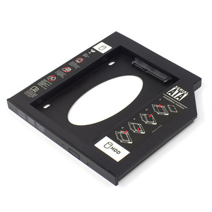 Second Hdd Caddy 2.5 Inch Sata3 Plastic For Laptop <b>Optical</b> <b>Drive</b> Bay Mounting - Product Image 2