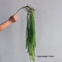 Plantes artificielles suspendues murales en herbe persane, écologiques, légères, pour usage intérieur, multi-pièces, touffe d'herbe persistante au toucher réel