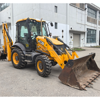 Chargeur rétrocaveuse JCB 3CX d'occasion en haute condition JCB 4CX Chargeur rétrocaveuse d'occasion pour la construction à bas prix à Shanghai