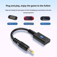 Adaptateur de chargeur PD USB-C vers PSP 1000 2000 3000, câble adaptateur de charge rapide PD haute vitesse de 10 cm