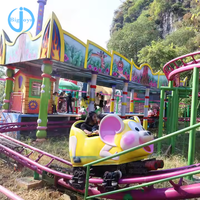 Équipement de parc de fête foraine en plein air bon marché montagnes russes de souris sauvage d'enfants d'arrière-cour mini manèges de montagnes russes tour de parc d'attractions