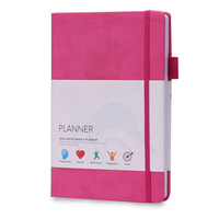 Carnet de notes portable en cuir PU de qualité supérieure avec couverture rigide, design classique, personnalisable avec impression sur papier
