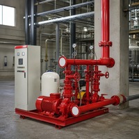 Pompe à incendie pour sprinklers 600 GPM 12 bars avec panneau de commande automatique pour la lutte contre les incendies des centrales électriques, garantie 2 ans, livraison rapide