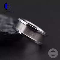Gentdes Schmuck Wolfram karbid ring Custom Size Blank Ring für Inlay