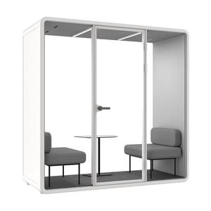 Cabina de Oficina Modular para Reuniones Rápidas de 2 Personas, Cabina Acústica Insonorizada - Product Image 3