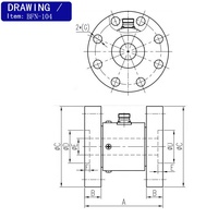 Transductor de tipo de medidor de tensión Sensor de fuerza de torsión estático con buena calidad 0-100Nm,1K,2k,5K 10kvm