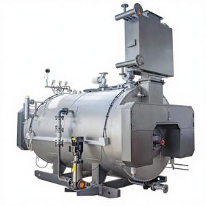 หม้อต้มไอน้ำแบบใช้แก๊สใช้ในโรงเบียร์แบบอัตโนมัติท่อดับเพลิงแนวนอนดีไซน์ใหม่1000กิโลกรัม/ชั่วโมงกระบวนการกลั่นสาโทต่ำ - Product Image 1