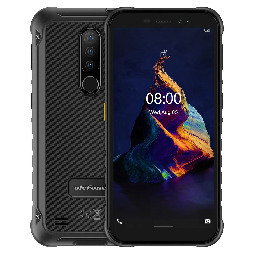 Global version Ulefone Armor X8 Original Phone Rugged Waterproof Smartphone Android10 5.7-inch Cell Phone 4GB 64GB ip68 Octa-cor