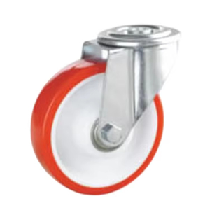 Superior Quality Double Ball Bearings <b>Industrial</b> <b>Caster</b> Swivel Brake Wholesale Compliant European Standard PU+PP Material ODM - Product Image 4