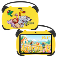 Tablette PC pour enfants, tablette PC professionnelle Android 17, 3 Go de RAM, 32 Go de stockage, WiFi 5G, processeur A333, batterie 4000 mAh, tablette PC blanche 10 pouces