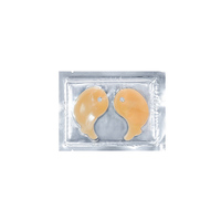Masque pour les yeux en poudre d'or 24K au collagène cristallin, patchs anti-rides sous les yeux, coussinets de gel pour le contour des yeux, prix usine 2026, marque privée