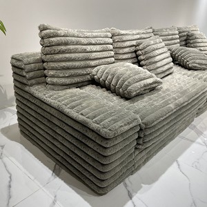 OEM High Density Foam Compressed Modular <b>Sofa</b> Boneless Couch Living Room Vacuum Compressed <b>Sofa</b> <b>Bed</b> - Product Image 1