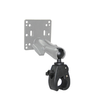 Support de tablette robuste à fixation rapide avec base à rotule de 1,5 pouce et pince réglable pour tuyaux de 1,5 pouce