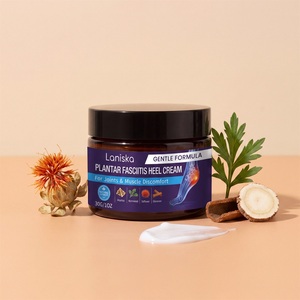 Crème pour fasciite plantaire à marque privée, à base de plantes naturelles, douce, apaisante, soulageant la douleur, nourrissante en profondeur, hydratante, soin des pieds - Product Image 2