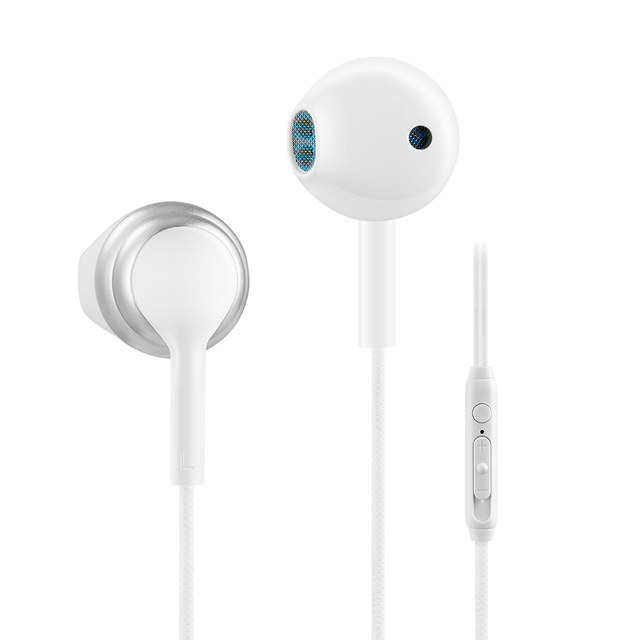 Comfort Fit Wired in Ear Earbuds Stereo Sound 3.5mm Earphone With Built in Microphone for Daily Entertainment