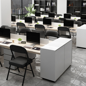 Sedia da <span class=keywords><strong>Ufficio</strong></span> Ergonomica Moderna Pieghevole per Casa e Hotel, Impilabile con Telaio in Metallo Impermeabile - Product Image 4