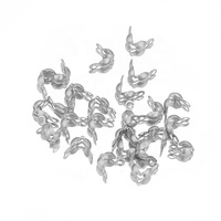 Connecteurs à calotte en acier inoxydable plaqué or 18 carats pour bijoux DIY, colliers et bracelets