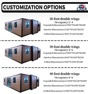 CASA BOX Nuovo Design Casa Container Mobile Piccola Mini Espandibile Roulotte in Acciaio Stile Fattoria per Esterni in Vendita - Product Image 6