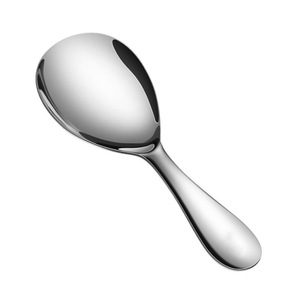 Stainless Steel Rice Spoon 201 One Piece Molded Thickened Non Stick Serving Spoon For Household Use - Product Image 5