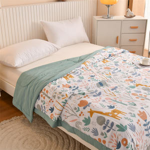 <span class=keywords><strong>Meilleure</strong></span> vente <span class=keywords><strong>couette</strong></span> en coton lavé simple pour la climatisation <span class=keywords><strong>d</strong></span>'<span class=keywords><strong>été</strong></span> <span class=keywords><strong>couette</strong></span> imprimée de fleurs colorées pour la literie <span class=keywords><strong>d</strong></span>'hôtel lavable - Product Image 2