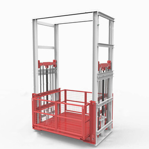Plataforma elevadora hidráulica de carga Tengrui, 9 m de altura de elevación, control remoto eléctrico para planta de fabricación - Product Image 1