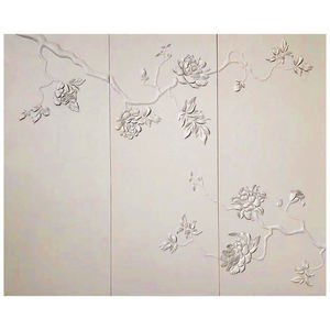 现代经典3D壁纸简约浮雕设计隔热防水防火家居装饰背景墙 - Product Image 2