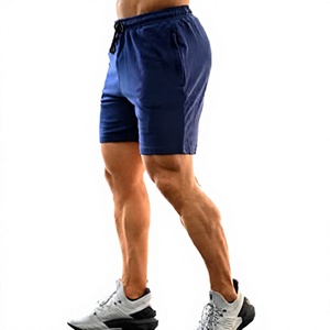 C7167 Summer <b>Men's</b> Elastic Waist High Plaid Woven Sporty <b>Shorts</b> Breathable Quick Drying Eco-Friendly Oxford Fabric <b>Shorts</b> - Product Image 2