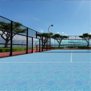 Especificaciones de la Cancha de Pádel de Césped Artificial, Canchas de Pádel en <span class=keywords><strong>Los</strong></span> Ángeles, Interior con Cristal Templado Panorámico - Product Image 4