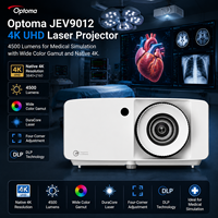 Projecteur laser 4K UHD Optoma JEV9012 avec technologie de décodage 4K, 4500 lumens, pour une lecture fluide et usage en centre médical