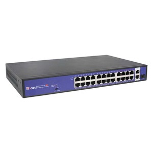 สวิตช์เครือข่าย POE กิกะบิต 24 พอร์ต + 2 RJ45 Unplink 1 SFP สำหรับกล้อง IP กล้องวงจรปิด รับฟรีได้ - Product Image 4