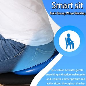 Disque d'équilibre et de massage universel en PVC gonflable durable pour yoga, diamètre 34 cm, aiguille de pompe incluse - Product Image 3