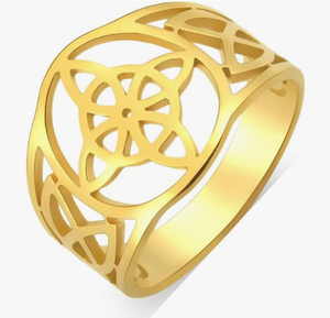 <span class=keywords><strong>Anillo</strong></span> <span class=keywords><strong>de</strong></span> <span class=keywords><strong>nudo</strong></span> <span class=keywords><strong>de</strong></span> <span class=keywords><strong>bruja</strong></span> para mujeres y hombres, anillos <span class=keywords><strong>de</strong></span> dedo huecos <span class=keywords><strong>de</strong></span> acero inoxidable, amuleto Vintage celta, protección, pareja, regalos <span class=keywords><strong>de</strong></span> joyería - Product Image 3