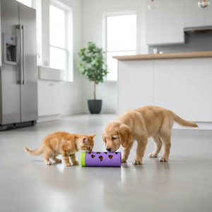 Interaktives Snack-Spielzeug für Hunde und Katzen zum Rollen und Schieben, Trainiert Ihr Haustier, Interaktive Fütterung zur Verlangsamung des Fressens für Mittelgroße Rassen - Product Image 5