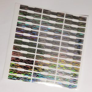 Hot bán cao an ninh hiển nhiên con dấu Bảo hành làm mất hiệu lực ban đầu chính hãng xác thực ba chiều Nhãn/dán - Product Image 6